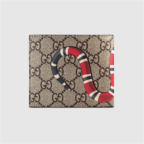 gucci men wallet snake|gucci wallet snake original.